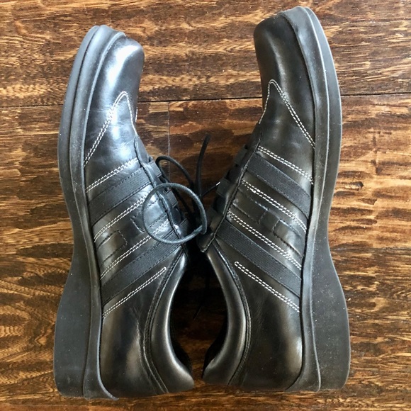 Nine West Cloud 9 Omarr Black Leather Lace Up Shoes - Size 8M (NWT) - Picture 7 of 12